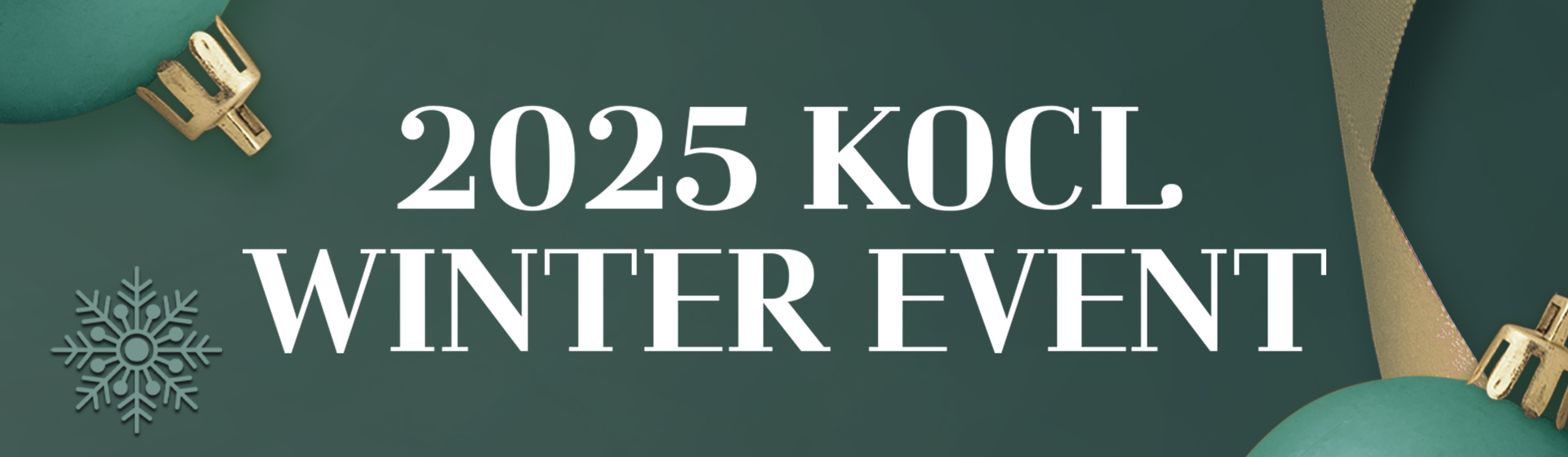 2025 KOCL WINTER EVENT